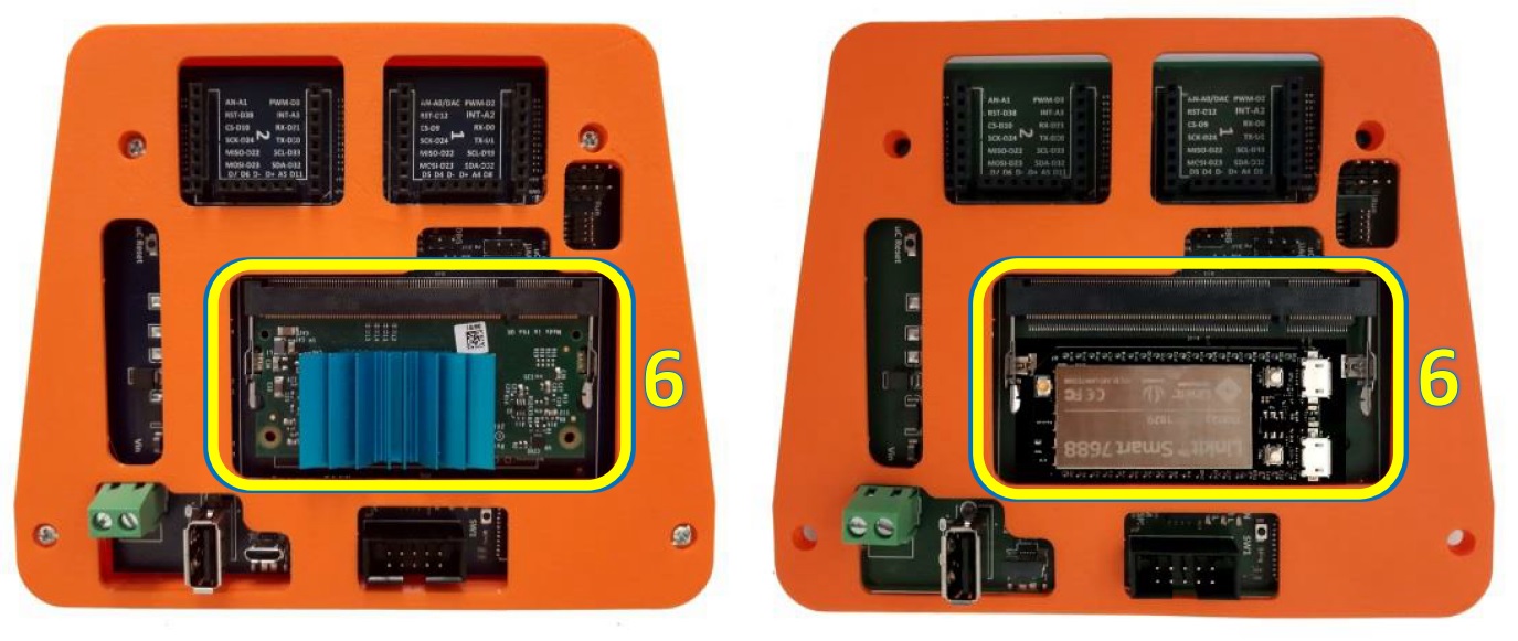Arancino board con raspberry PI CM3+ e con Linkit Smart 7688